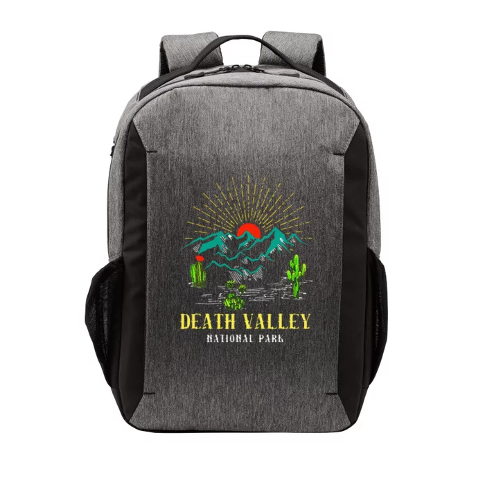 Death Valley National Park Desert California Nevada Tourist Vector Backpack