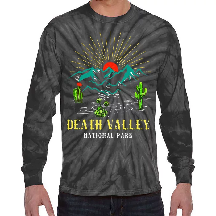 Death Valley National Park Desert California Nevada Tourist Tie-Dye Long Sleeve Shirt