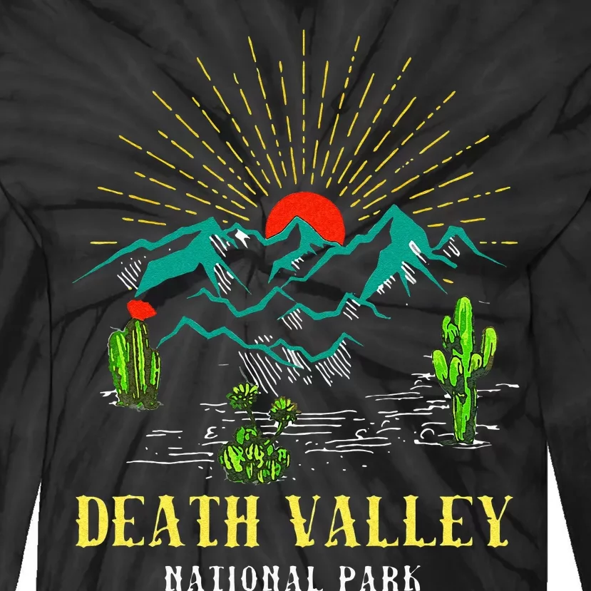 Death Valley National Park Desert California Nevada Tourist Tie-Dye Long Sleeve Shirt