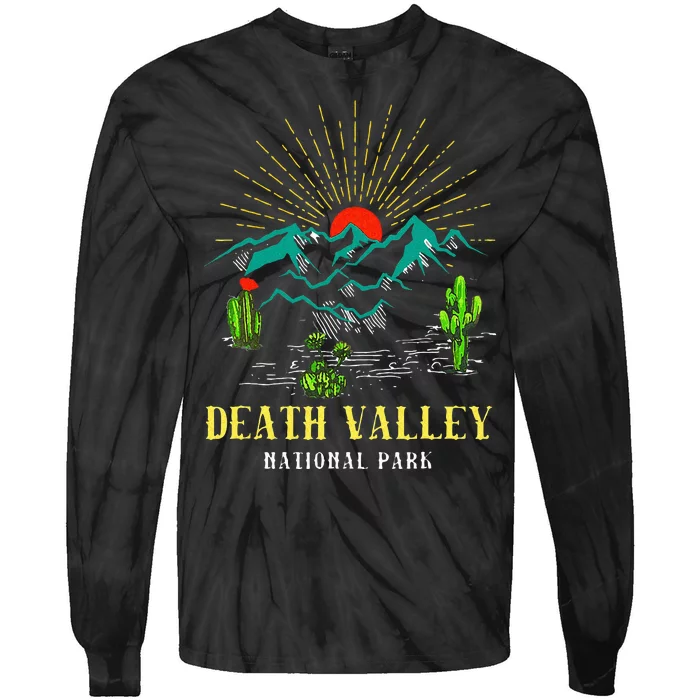 Death Valley National Park Desert California Nevada Tourist Tie-Dye Long Sleeve Shirt