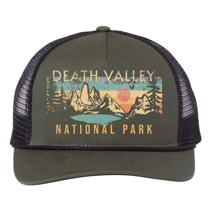 Death Valley National Park Retro Rope Trucker Hat Cap