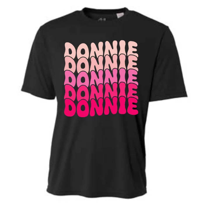 Donnie Vintage Personalized Name I Love Donnie Cooling Performance Crew T-Shirt