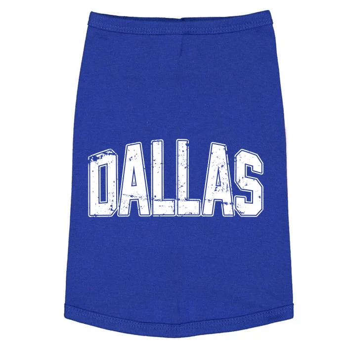 Dallas Vintage Retro Doggie Tank