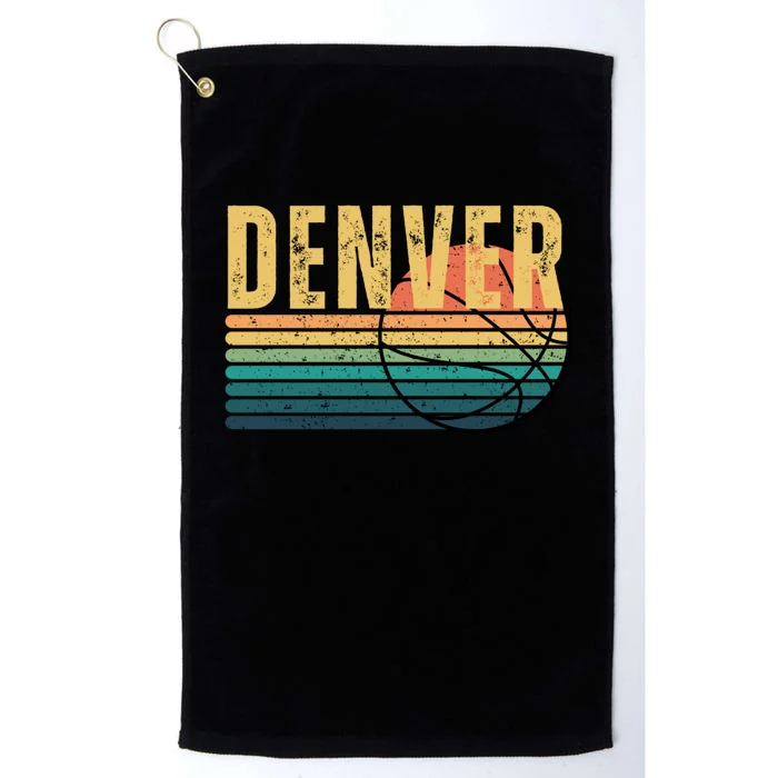 Denver Vintage Retro Platinum Collection Golf Towel