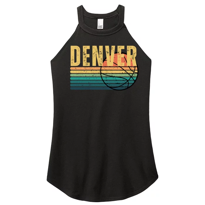 Denver Vintage Retro Women’s Perfect Tri Rocker Tank