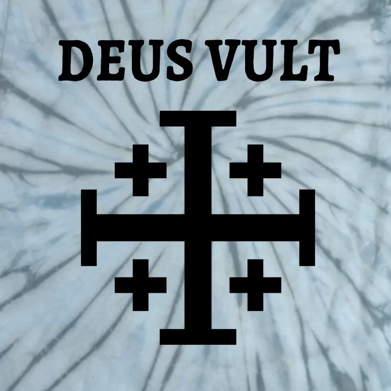 Deus Vult Roman Catholic Tie-Dye T-Shirt