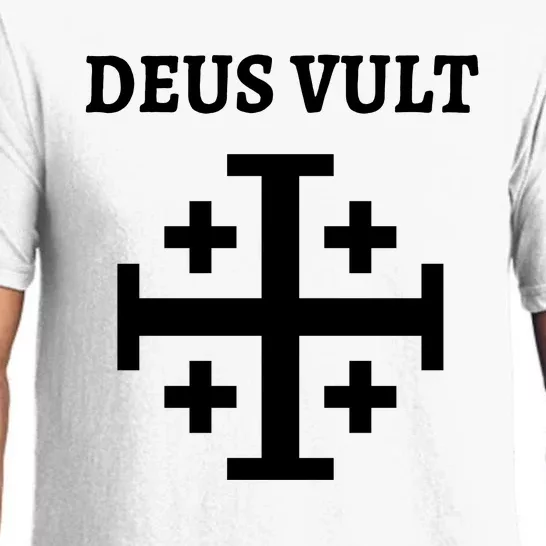 Deus Vult Roman Catholic Pajama Set