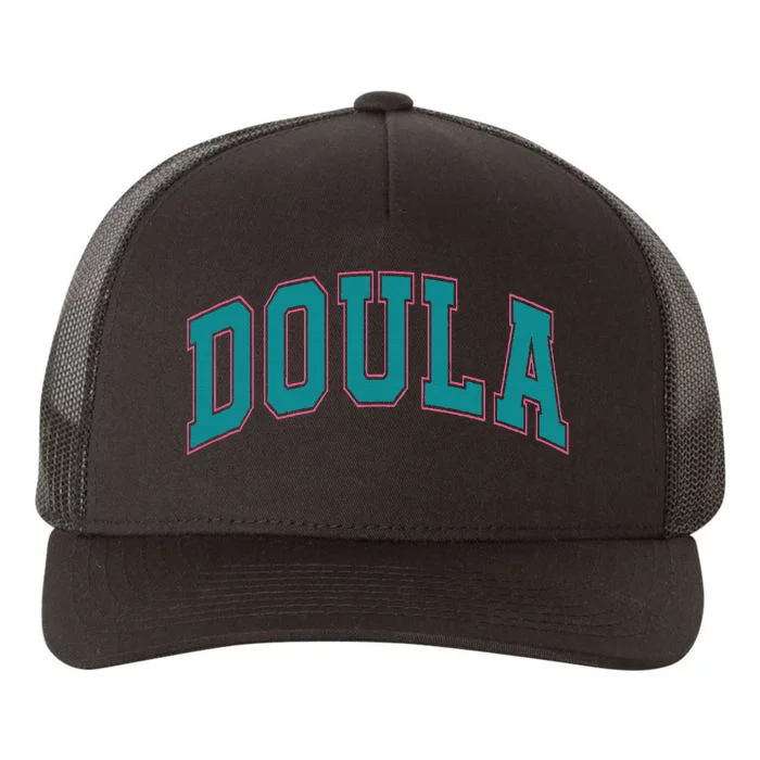 Doula Vintage Retro Birth Doula Postpartum Doula Midwifery Yupoong Adult 5-Panel Trucker Hat