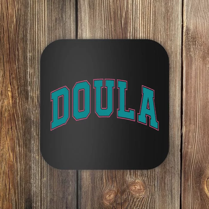 Doula Vintage Retro Birth Doula Postpartum Doula Midwifery Coaster