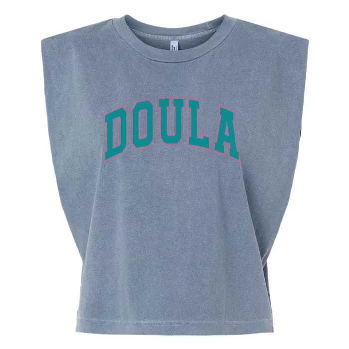 Doula Vintage Retro Birth Doula Postpartum Doula Midwifery Garment-Dyed Women's Muscle Tee