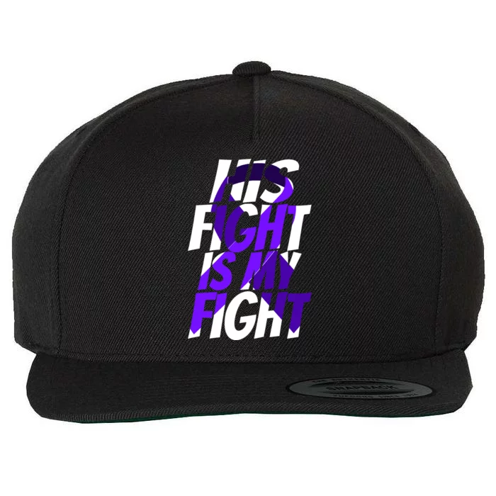 Domestic Violence Ribbon Domestic Violence Awareness Gift Wool Snapback Cap