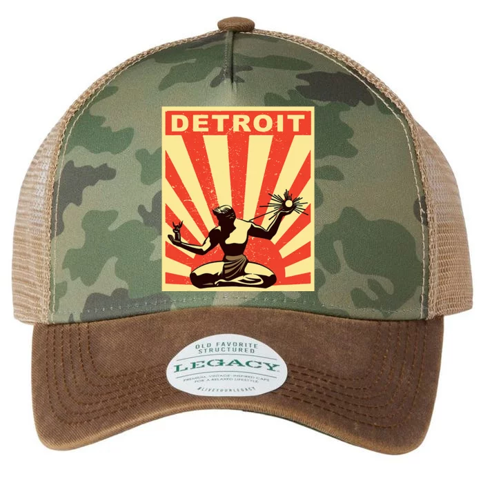 Detroit Vintage Spirit Of Detroit Legacy Tie Dye Trucker Hat