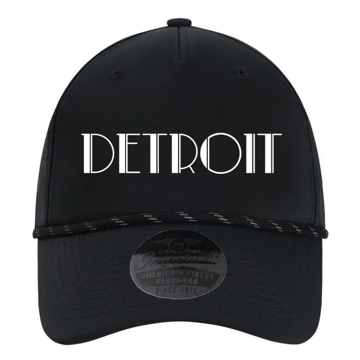 Detroit Vintage Style Simple Logo Performance The Dyno Cap