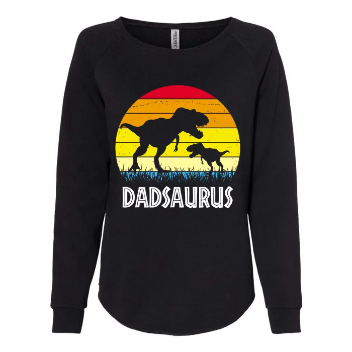 Dadsaurus Vintage Sunset Womens California Wash Sweatshirt