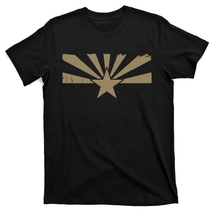 Distressed Vintage State Of Arizona Flag T-Shirt