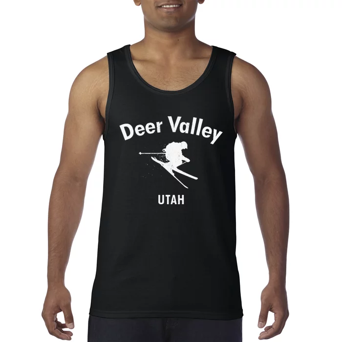 Deer Valley Skiing Tee Utah Ski Tank Top