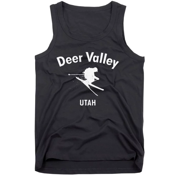 Deer Valley Skiing Tee Utah Ski Tank Top