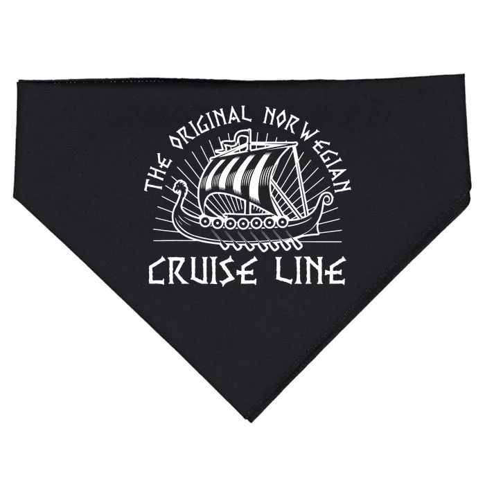 Drakkar Viking Ship Original Norwegian Cruise Line Norse USA-Made Doggie Bandana