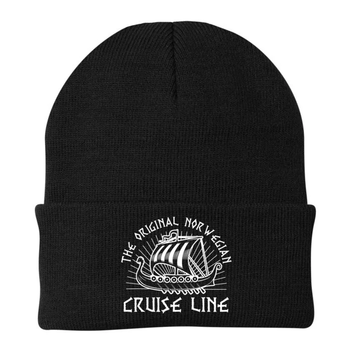 Drakkar Viking Ship Original Norwegian Cruise Line Norse Knit Cap Winter Beanie