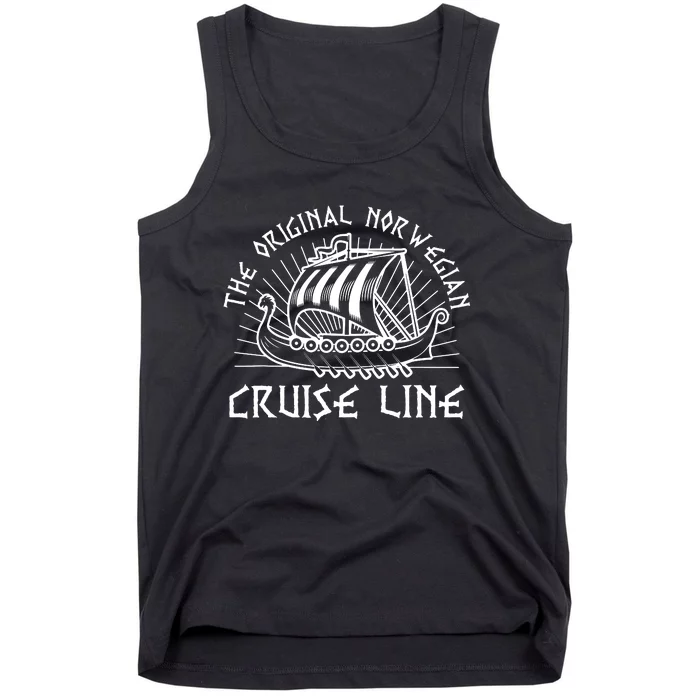 Drakkar Viking Ship Original Norwegian Cruise Line Norse Tank Top