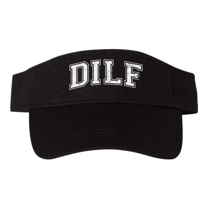 Dilf Varsity Style Dad Older More Mature Valucap Bio-Washed Visor