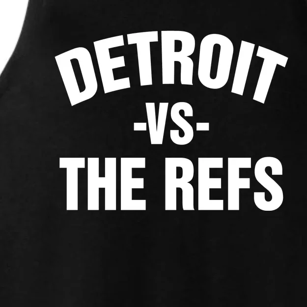 Detroit Vs The Refs Ladies Tri-Blend Wicking Tank