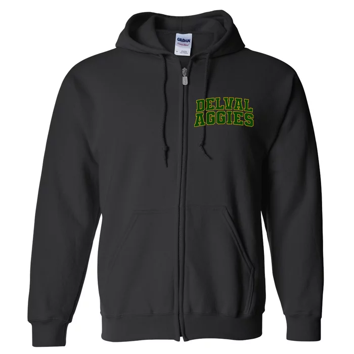 Delaware Valley University Aggies Arch01 Full Zip Hoodie