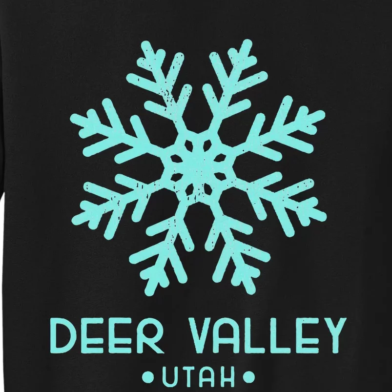 Deer Valley Utah Skiing Tall Sweatshirt