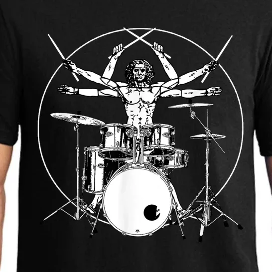 Da Vinci Vitruvian Man Drummer Pajama Set