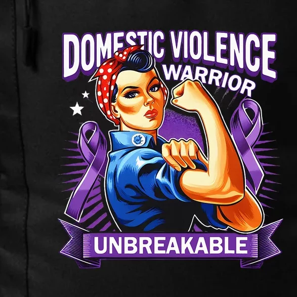 Domestic Violence Warrior Unbreakable Support Squad Daily Commute Backpack