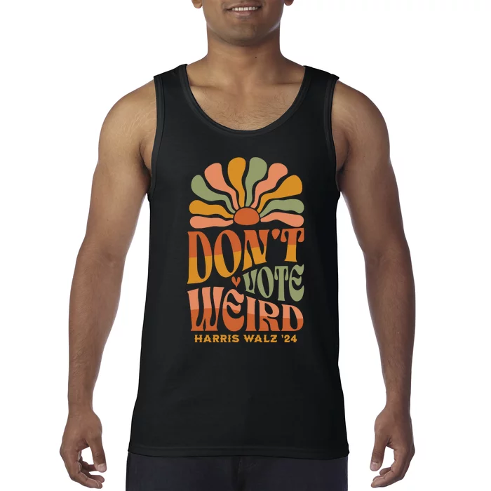 DonT Vote Weird Harris Walz 24 Tank Top