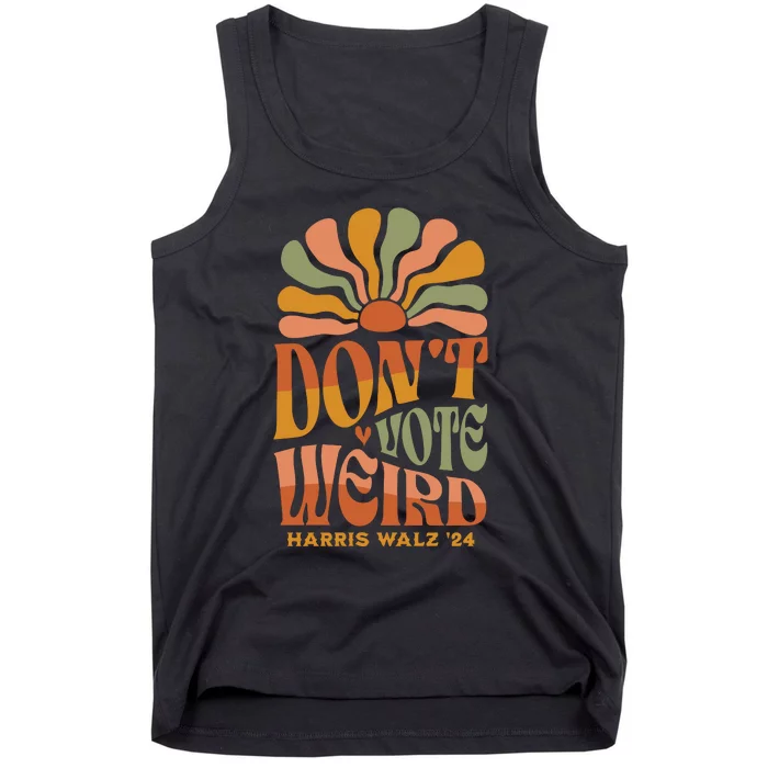 DonT Vote Weird Harris Walz 24 Tank Top