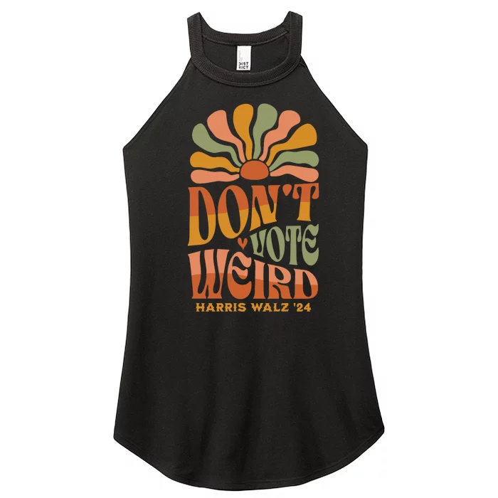 DonT Vote Weird Harris Walz 24 Women’s Perfect Tri Rocker Tank