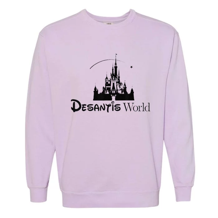 Desantis World AntiWoke Corporation Political Garment-Dyed Sweatshirt