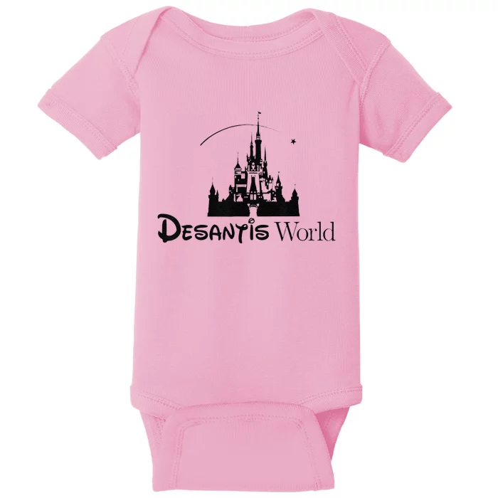 Desantis World AntiWoke Corporation Political Baby Bodysuit