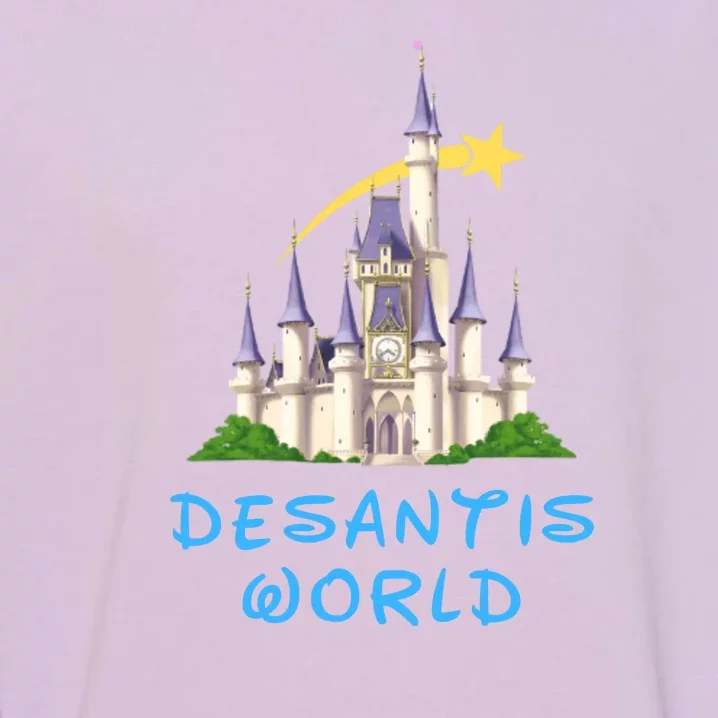 Desantis World Anti Woke Conservative Garment-Dyed Sweatshirt