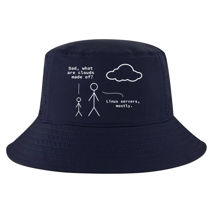 Dad What Are Clouds Made Of Debian Linux Programmer Cool Comfort Performance Bucket Hat