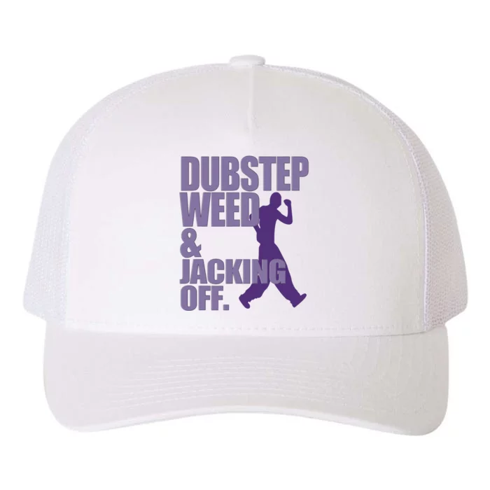 Dubstep Weed And Jacking Off Funny Dancing Yupoong Adult 5-Panel Trucker Hat