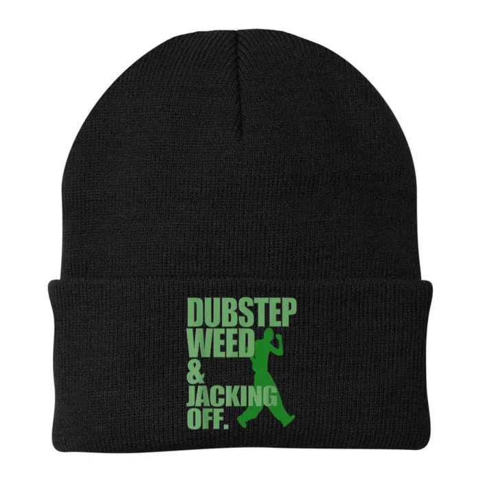 Dubstep Weed And Jacking Off Knit Cap Winter Beanie