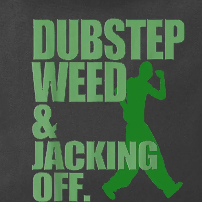 Dubstep Weed And Jacking Off Zip Tote Bag