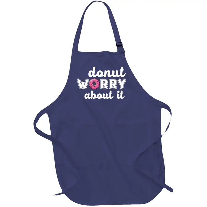 Donut Worry About It Full-Length Apron With Pocket