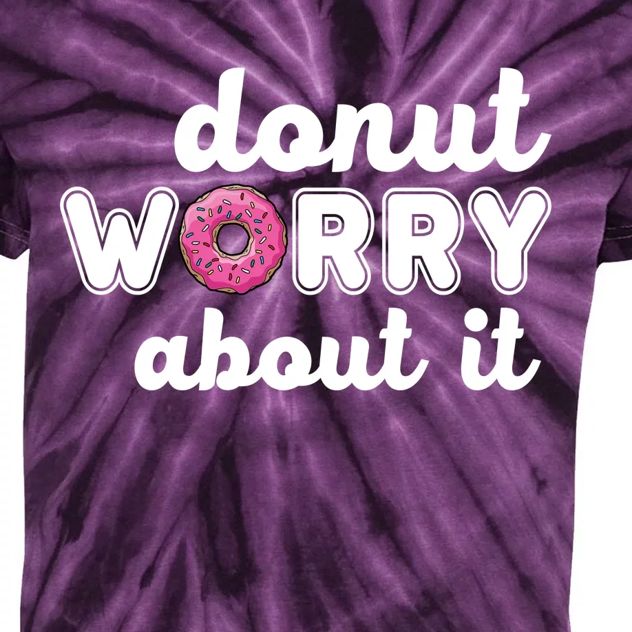 Donut Worry About It Kids Tie-Dye T-Shirt