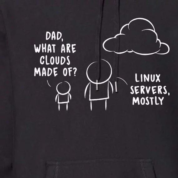 Dad What Are Clouds Made Of Premium Hoodie