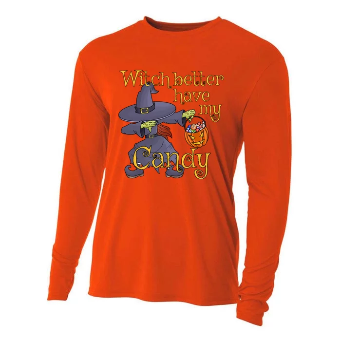 Dabbing Witch Better Have My Candy Gift Cooling Performance Long Sleeve Crew