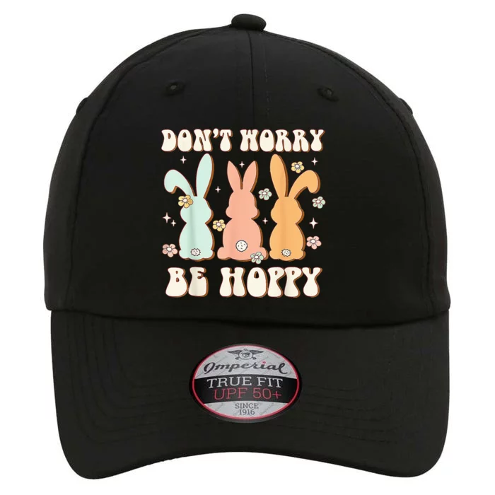 Don't Worry Be Hoppy Rabbit Cute Bunny Flowers Easter Day The Original Performance Cap