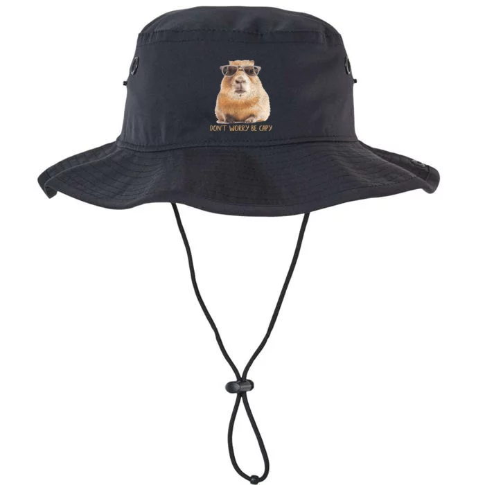 Dont Worry Be Capy Capybara Funny Capybara Lovers Legacy Cool Fit Booney Bucket Hat