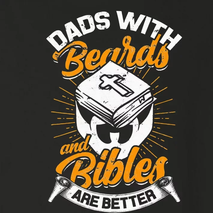 Dads with beards and bibles are better Distressed clothing Toddler Long Sleeve Shirt