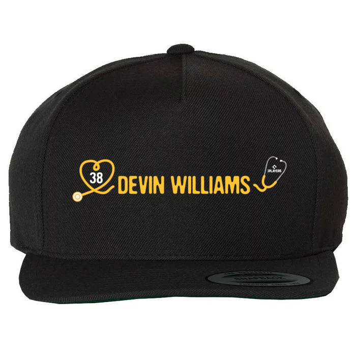 Devin Williams Baseball Player Medical Student Doctor Gift Wool Snapback Cap