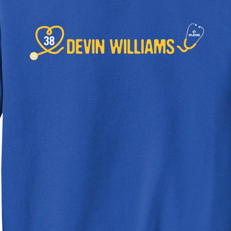 Devin Williams Baseball Player Medical Student Doctor Gift Tall Sweatshirt