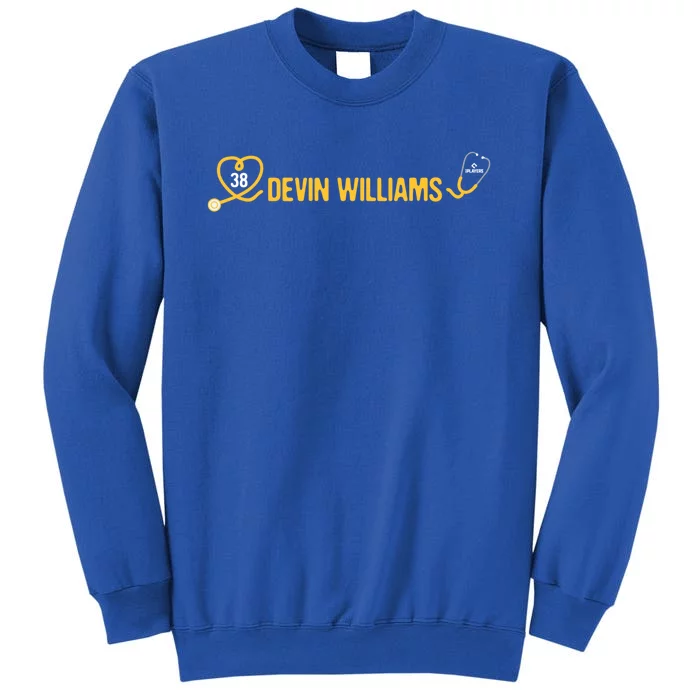 Devin Williams Baseball Player Medical Student Doctor Gift Tall Sweatshirt